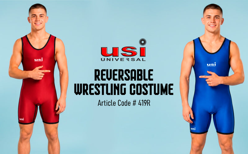 USI Universal REVERSIBLE WRESTLING COSTUME 419R