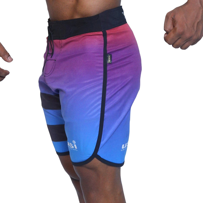 411TCB Tricolour Physique Board Shorts Blue
