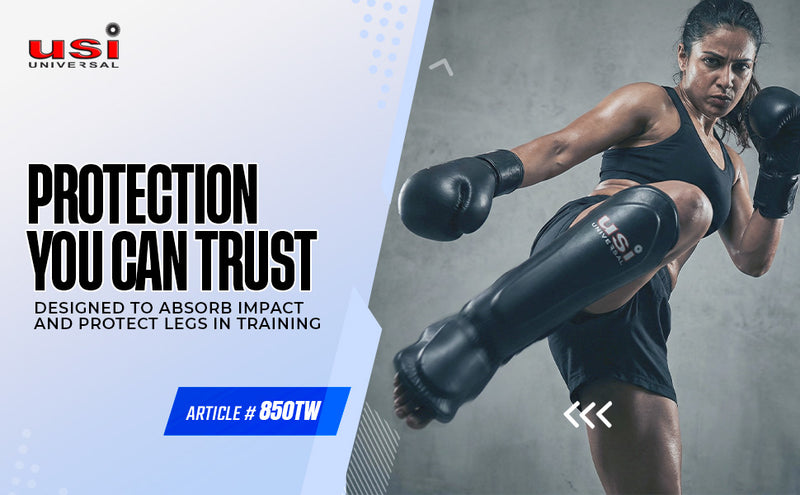 USI UNIVERSAL MUAY THAI SHIN PADS-850TW