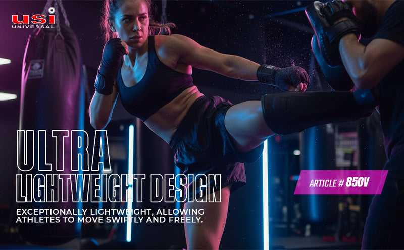 USI UNIVERSAL RAVEN STAND UP SHIN PADS-850V