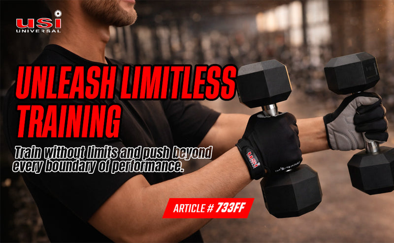 USI UNIVERSAL FULL FINGER FITNESS GLOVES-733FF