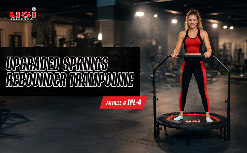 USI UNIVERSAL TRAMPOLINE WITH HANDRAIL (FOLDABLE) TPL4