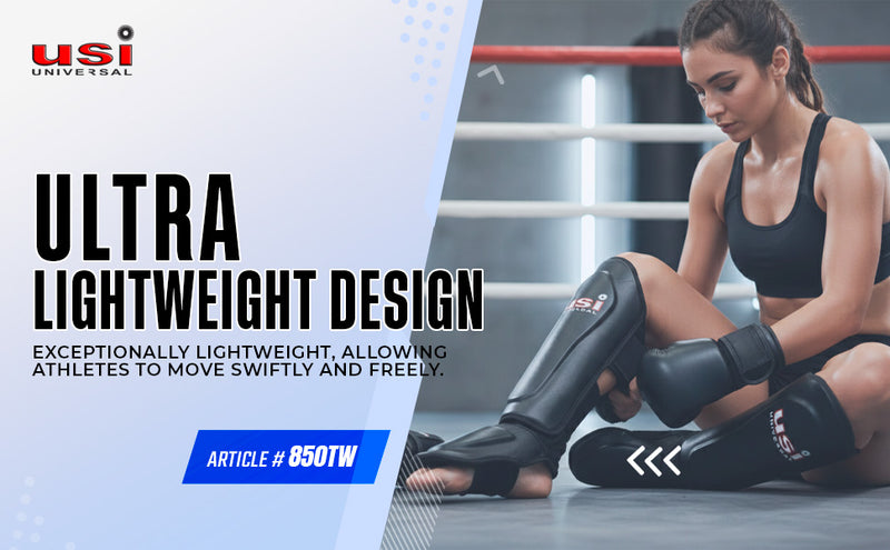 USI UNIVERSAL MUAY THAI SHIN PADS-850TW