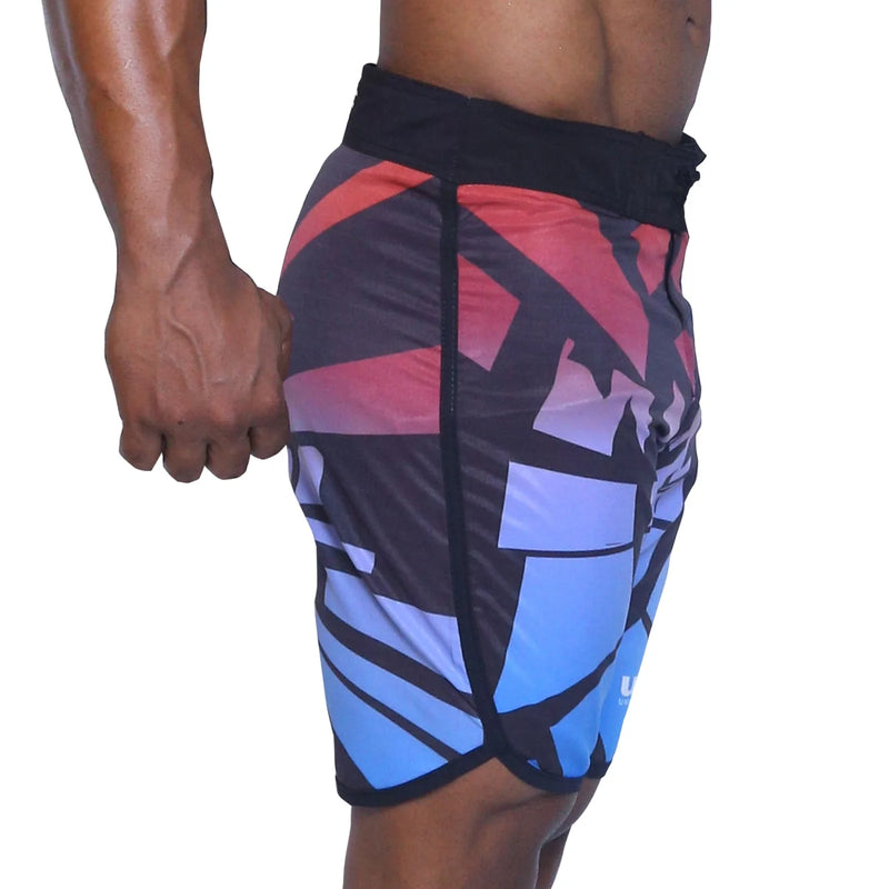 411CG Cracked Glass Physique Board Shorts