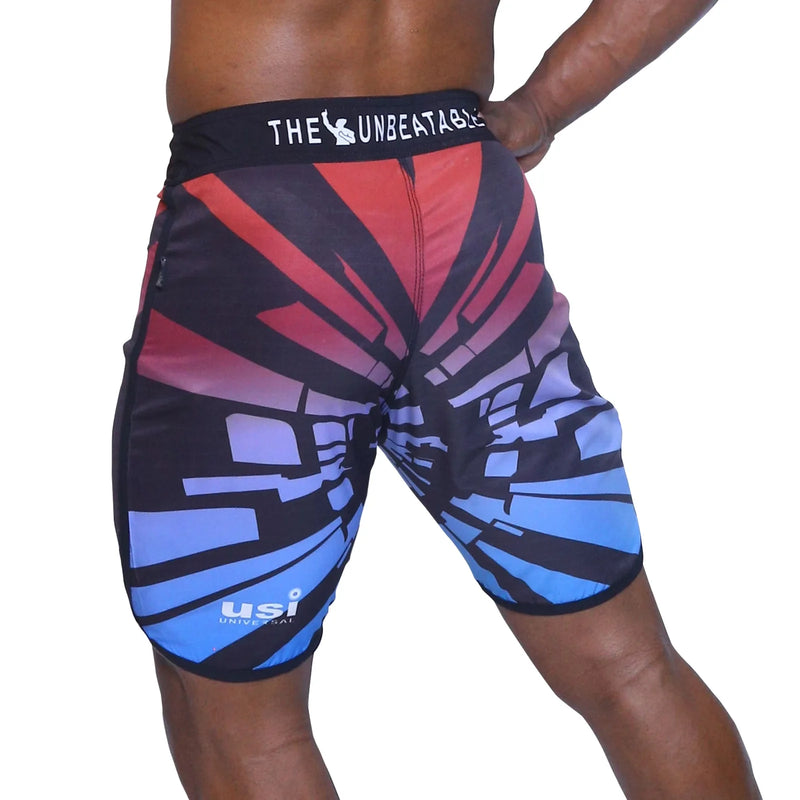 411CG Cracked Glass Physique Board Shorts