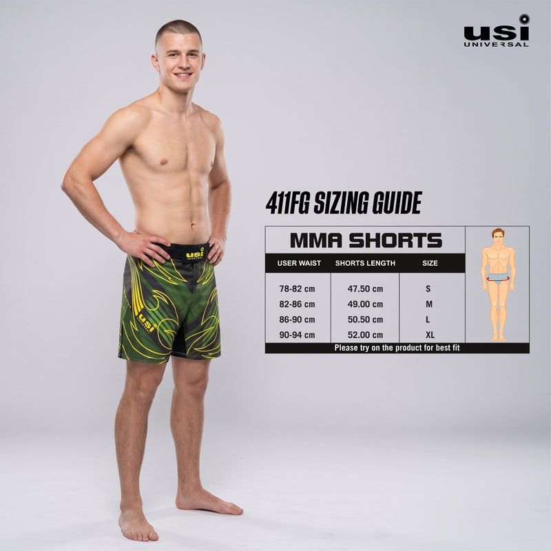 USI Universal FURY MMA SHORT 411F