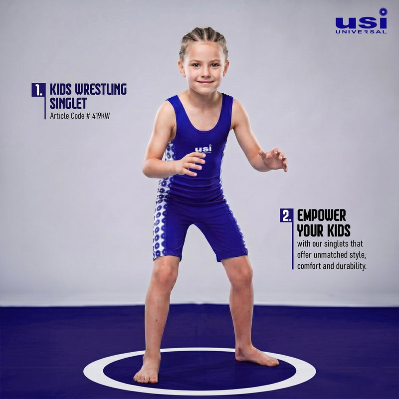 USI Universal COMFERTO WRESTLING SINGLET (KIDS) 419KW