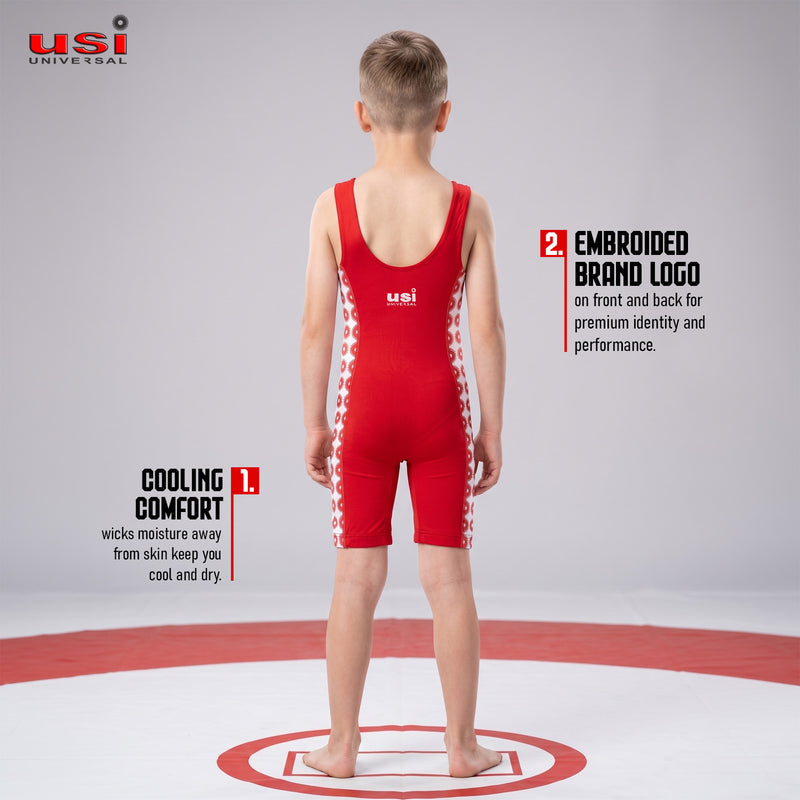 USI Universal COMFERTO WRESTLING SINGLET (KIDS) 419KW