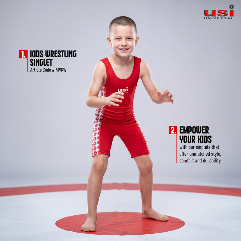USI Universal COMFERTO WRESTLING SINGLET (KIDS) 419KW