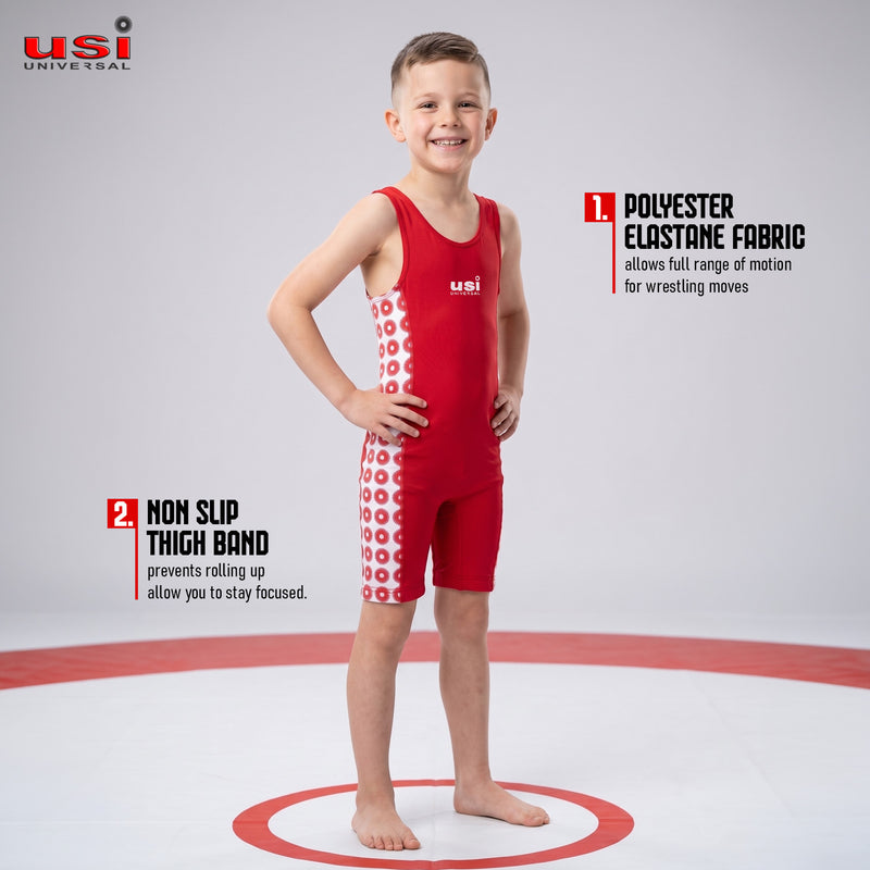 USI Universal COMFERTO WRESTLING SINGLET (KIDS) 419KW