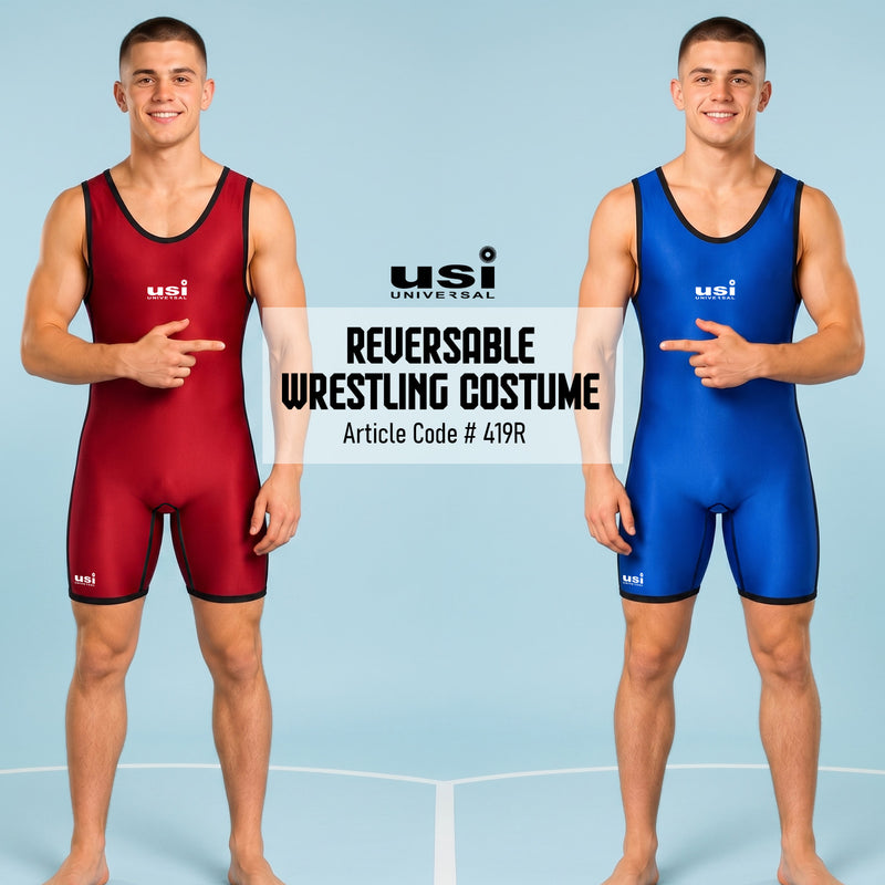 USI Universal REVERSIBLE WRESTLING COSTUME 419R