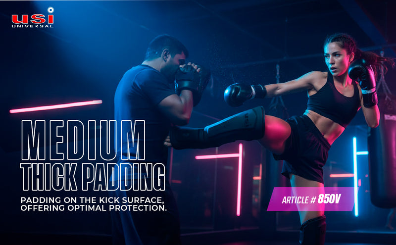 USI UNIVERSAL RAVEN STAND UP SHIN PADS-850V