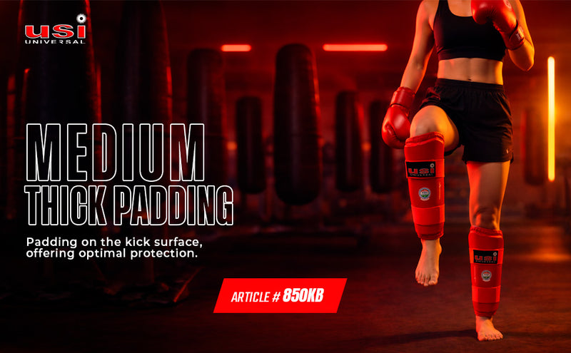 USI UNIVERSAL KICK BOXING SHIN PADS-850KB