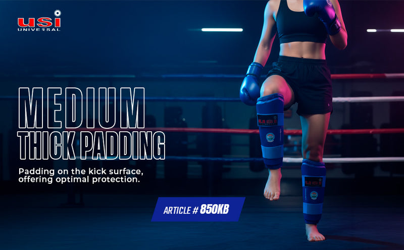 USI UNIVERSAL KICK BOXING SHIN PADS-850KB