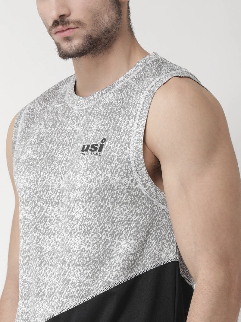 Vibe Muscle Sleeveless Tee White (G32W)