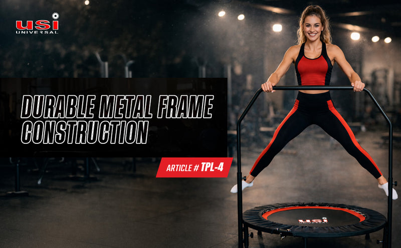 USI UNIVERSAL TRAMPOLINE WITH HANDRAIL (FOLDABLE) TPL4