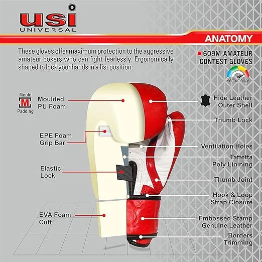 USI Universal Amateur Contest Boxing Gloves For Olympics - 609M