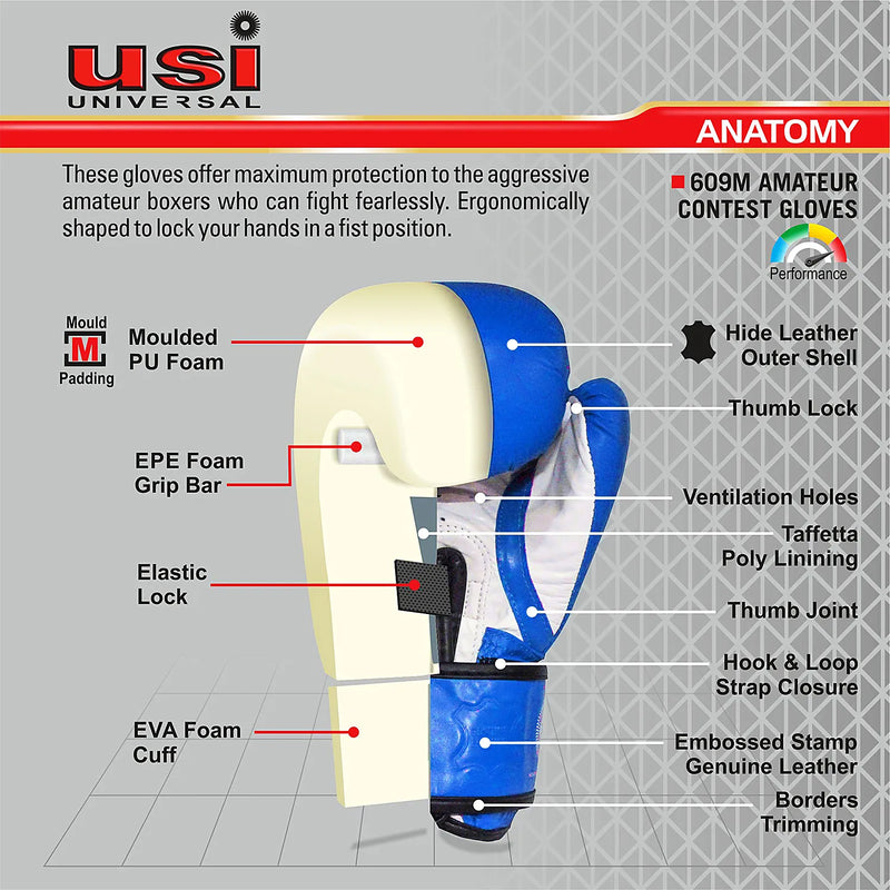 USI Universal Amateur Contest Boxing Gloves For Olympics - 609M