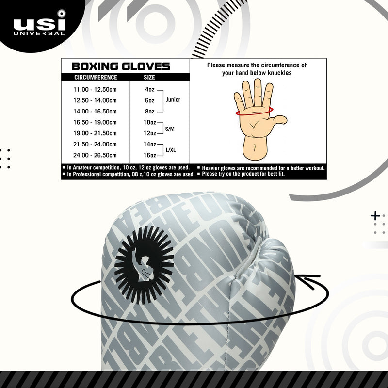 Usi Universal UNBEATABLE BOXING GLOVES-609UBW