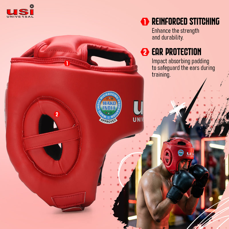 Usi Universal KICK BOXING HEAD GUARD-616KB