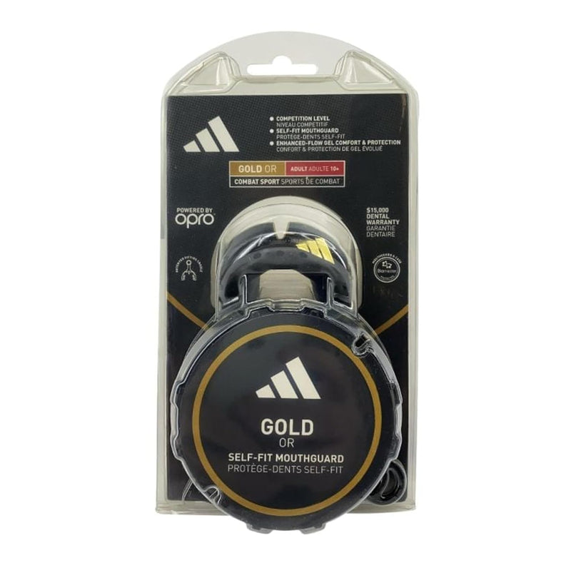 Adidas OPRO Self-Fit Mouthguard Gum Shield Adult Black-adiBP35