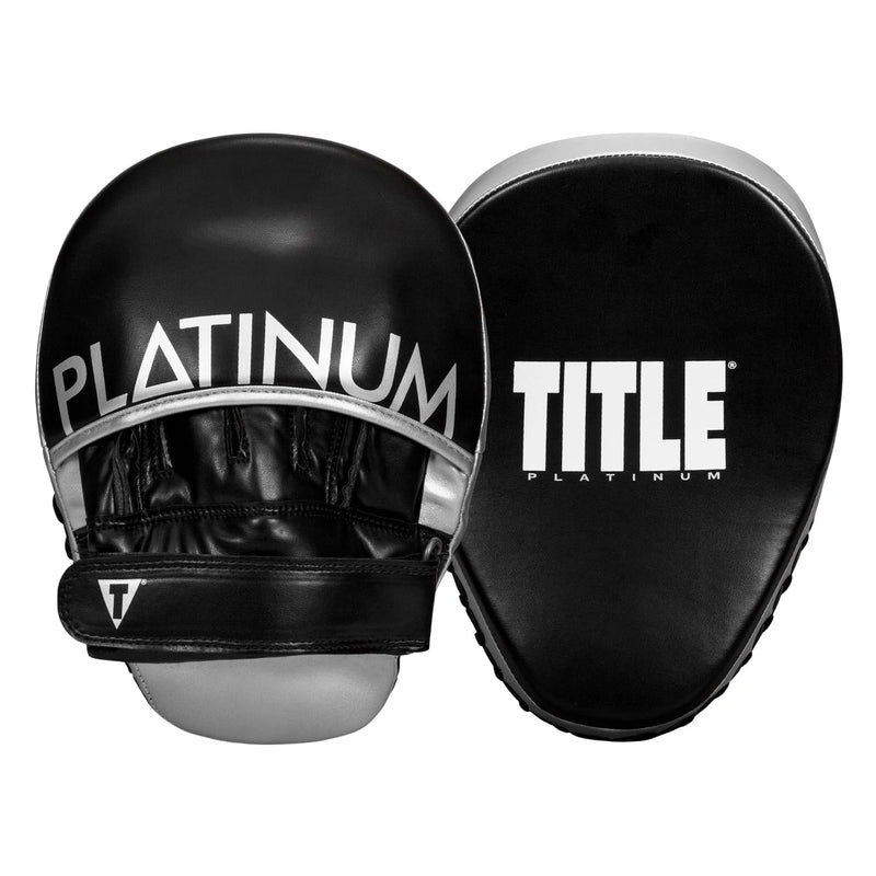 Title Platinum Prolific Punch Mitts Black/Sliver