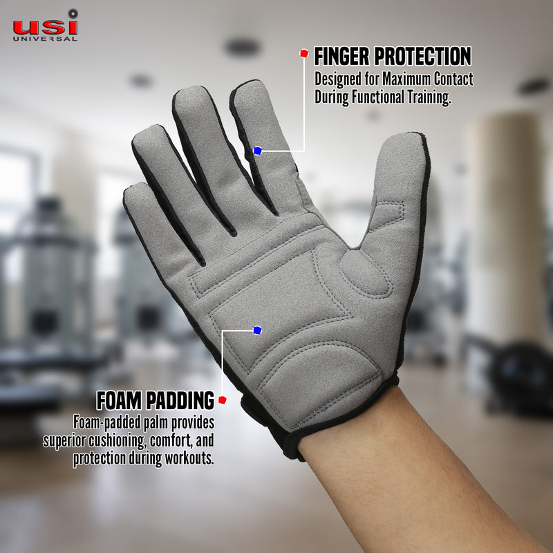 USI UNIVERSAL FULL FINGER FITNESS GLOVES-733FF