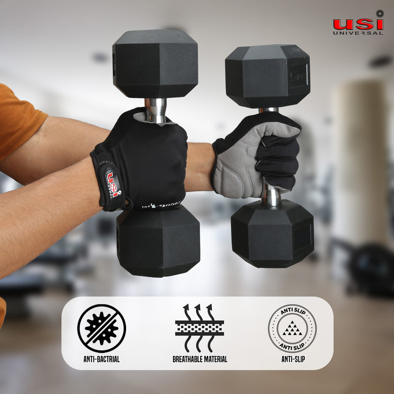 USI UNIVERSAL FULL FINGER FITNESS GLOVES-733FF
