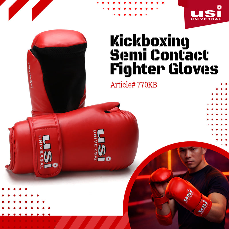 USI Universal KICK BOXING SEMI CONTACT POINT FIGHTER GLOVES-770KB