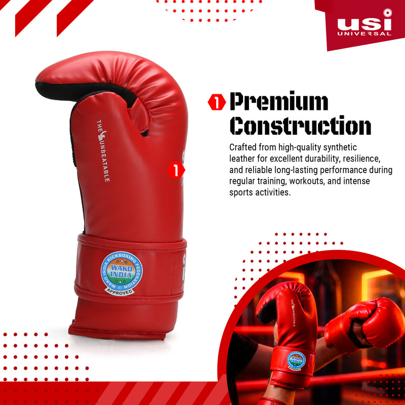 USI Universal KICK BOXING SEMI CONTACT POINT FIGHTER GLOVES-770KB
