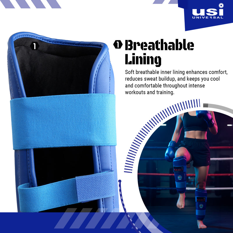 USI UNIVERSAL KICK BOXING SHIN PADS-850KB