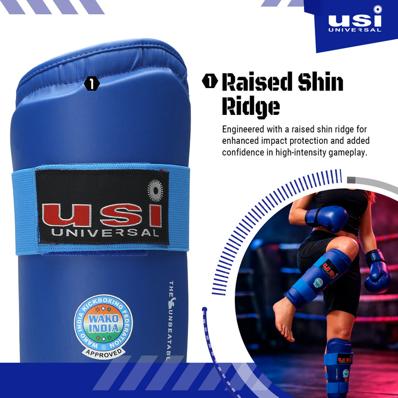 USI UNIVERSAL KICK BOXING SHIN PADS-850KB
