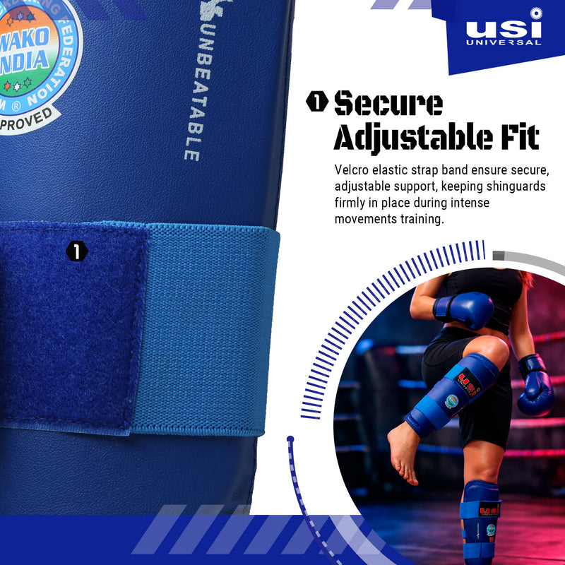 USI UNIVERSAL KICK BOXING SHIN PADS-850KB