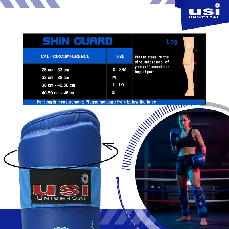 USI UNIVERSAL KICK BOXING SHIN PADS-850KB