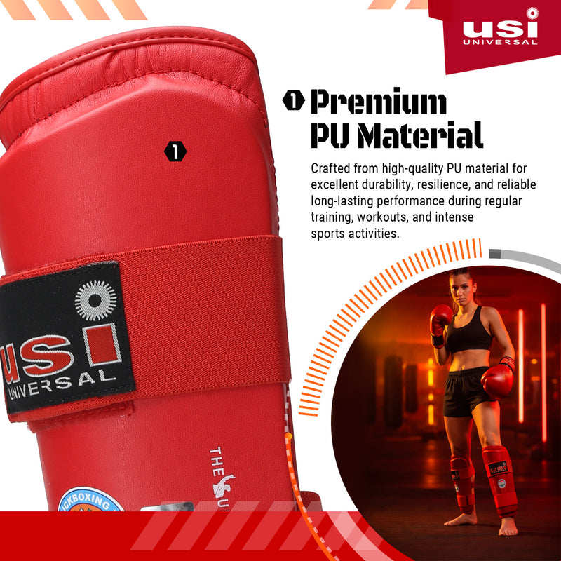 USI UNIVERSAL KICK BOXING SHIN PADS-850KB