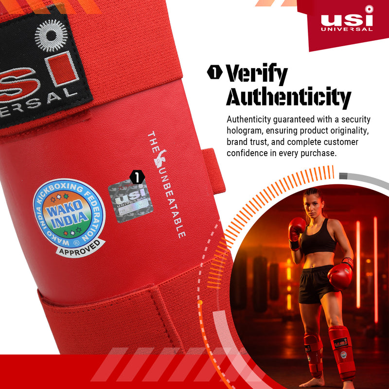 USI UNIVERSAL KICK BOXING SHIN PADS-850KB