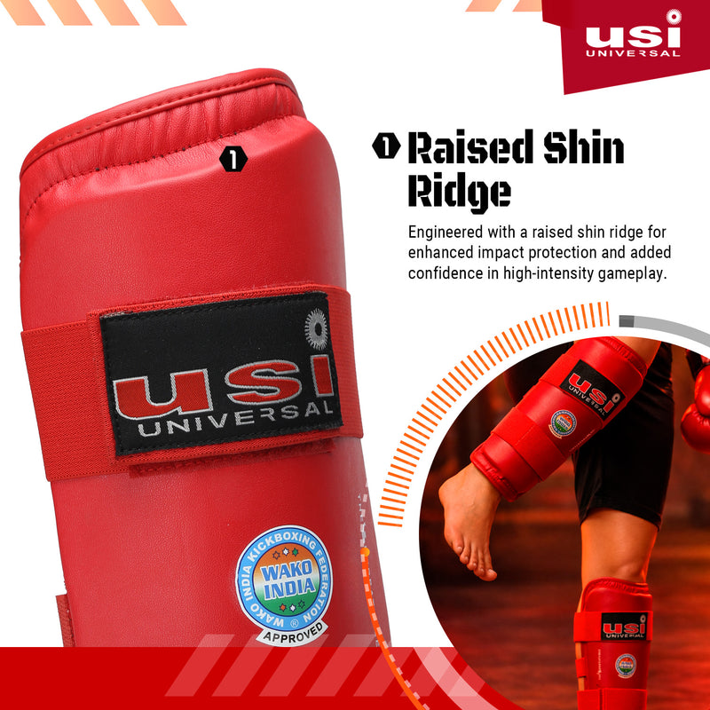 USI UNIVERSAL KICK BOXING SHIN PADS-850KB
