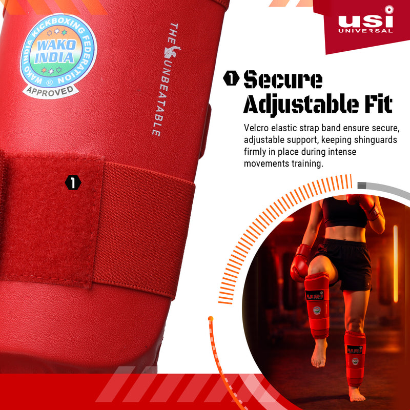 USI UNIVERSAL KICK BOXING SHIN PADS-850KB