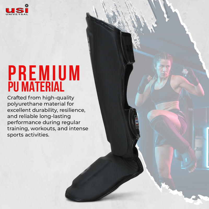 USI UNIVERSAL RAVEN STAND UP SHIN PADS-850V