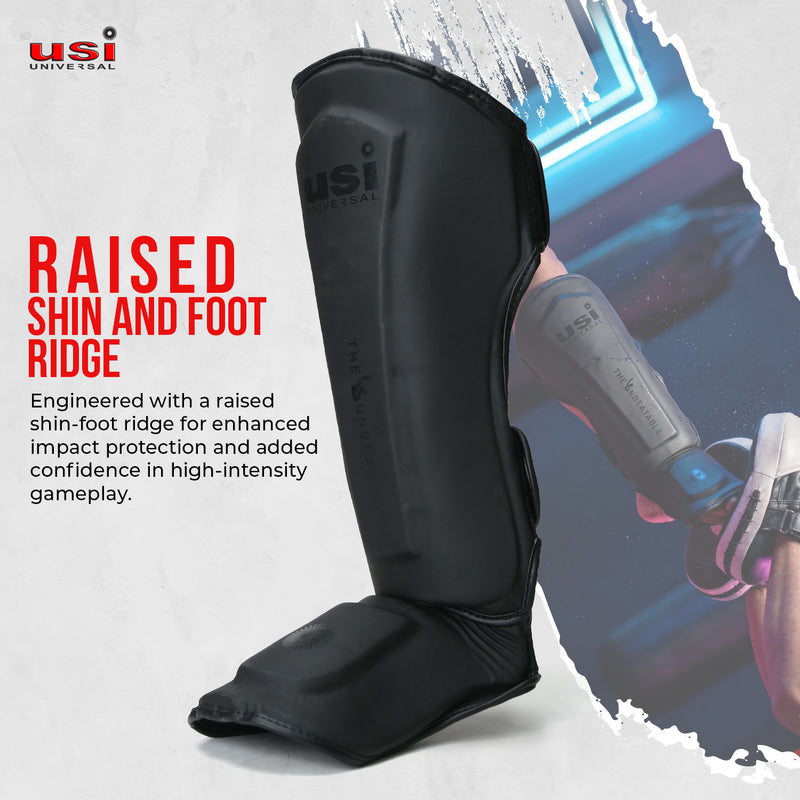 USI UNIVERSAL RAVEN STAND UP SHIN PADS-850V