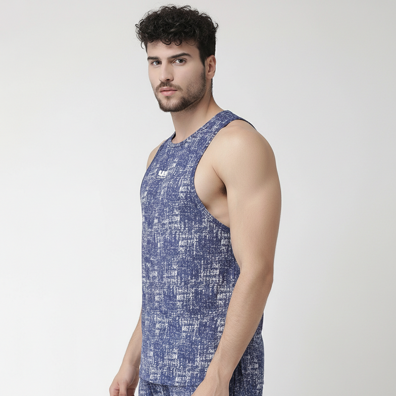 Grunge Muscle Vest Royal Blue (G35R)