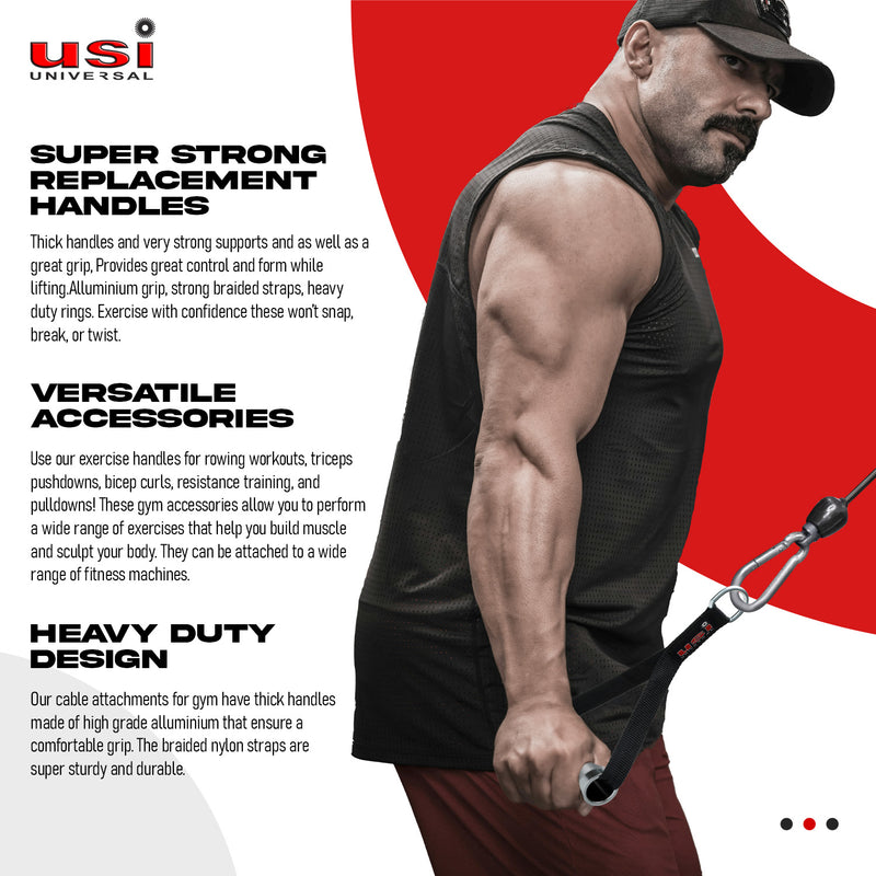 USI Universal METAL GRIP ATTACHMENT STIRRUP 'D' HANDLE MGAH