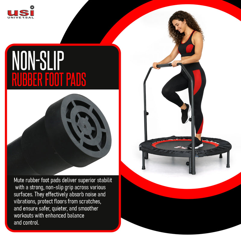 USI UNIVERSAL TRAMPOLINE WITH HANDRAIL (FOLDABLE) TPL4