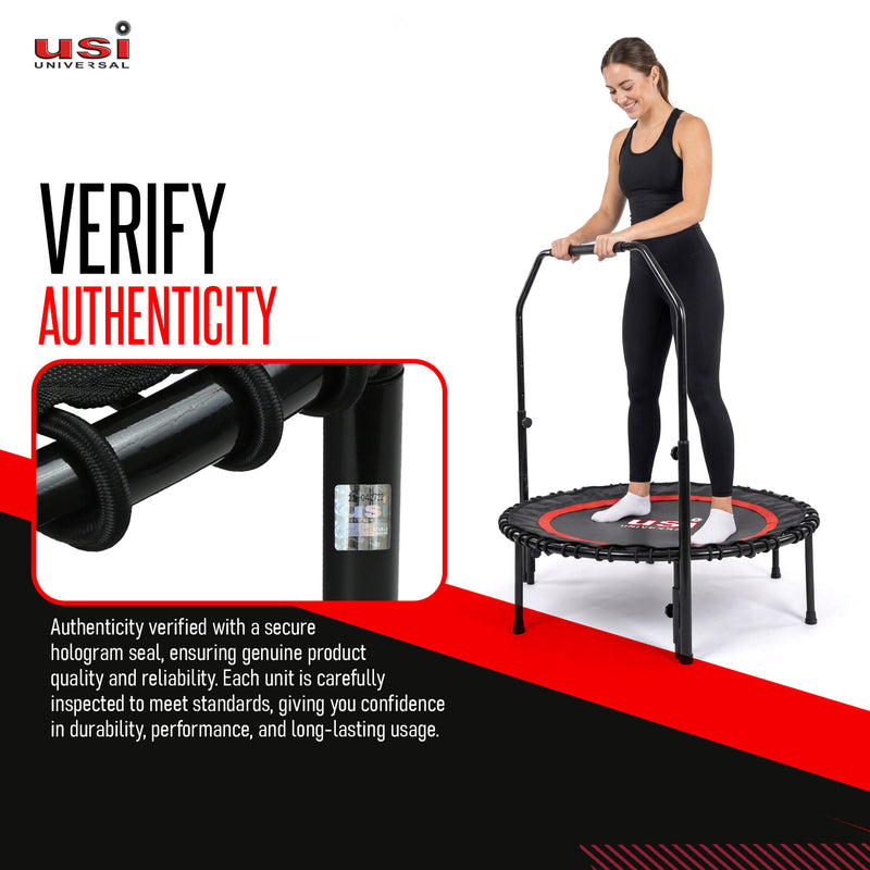 USI UNIVERSAL TRAMPOLINE WITH HANDRAIL TPL5