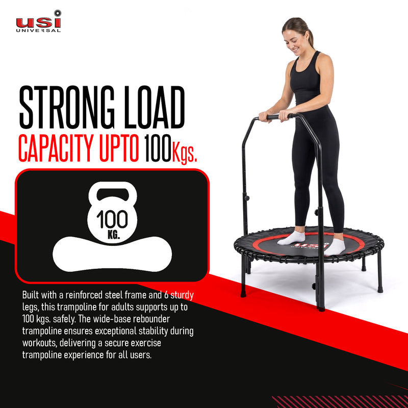 USI UNIVERSAL TRAMPOLINE WITH HANDRAIL TPL5