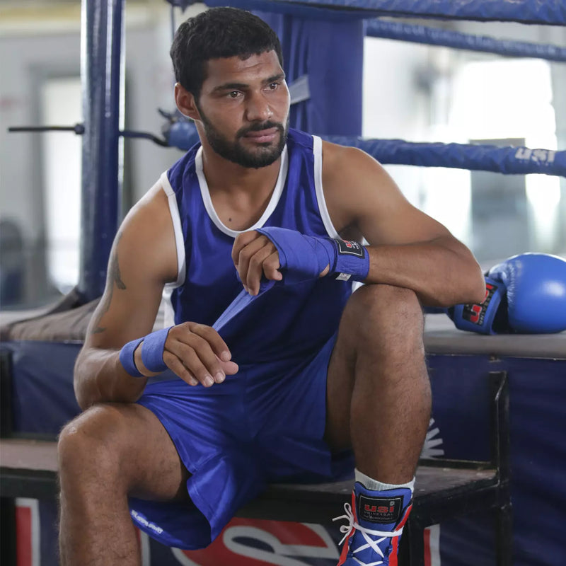 Men'S Boxing Shorts And Vest - 409SV