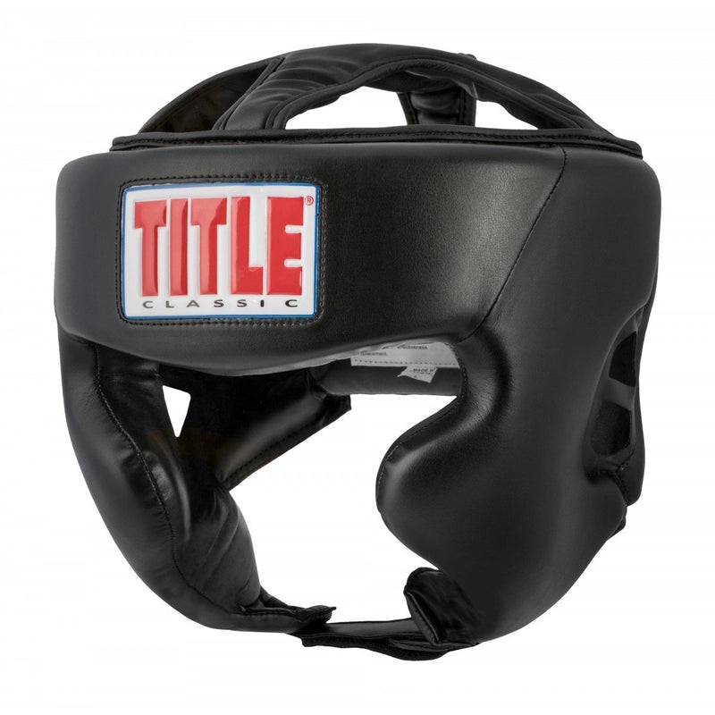 Title Classic Hi- Performance Headgear Black