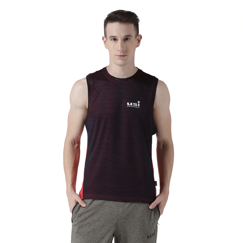 Thunder Sleeveless Tee Red/Navy (G20R)