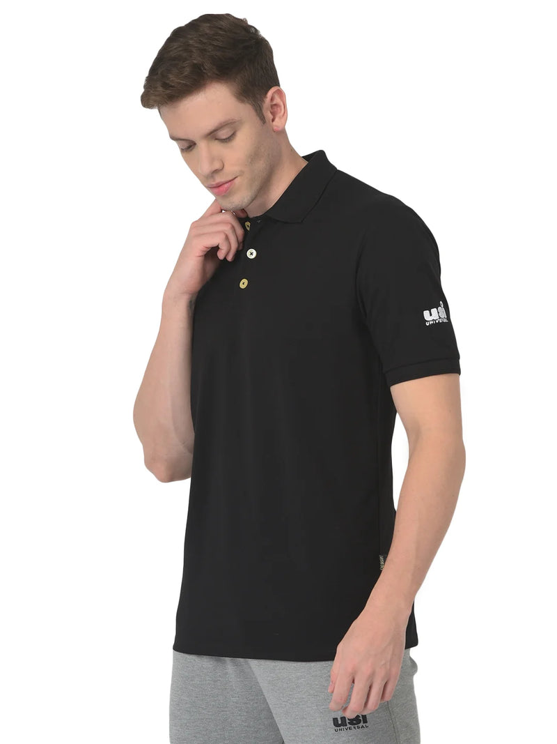 Pique Poloshirt Black (G102B)