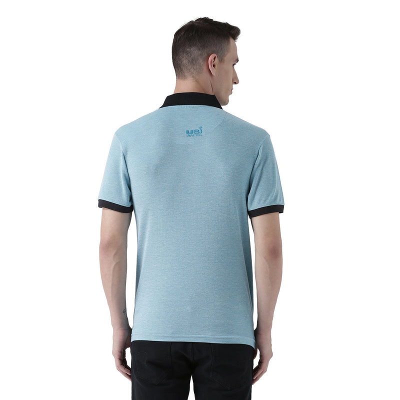 BELP Bird Eye Polo T-Shirt, Men'S Polo Shirt Aqua